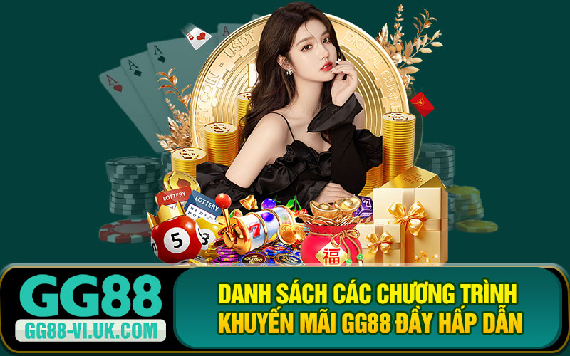 Danh Sách Các Chương Trình Khuyến Mãi GG88 Đầy Hấp Dẫn